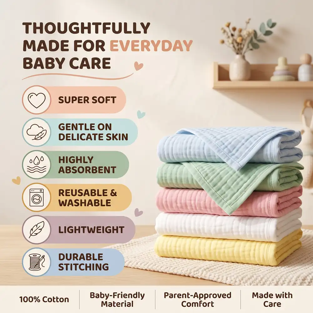 Muslin Face towel