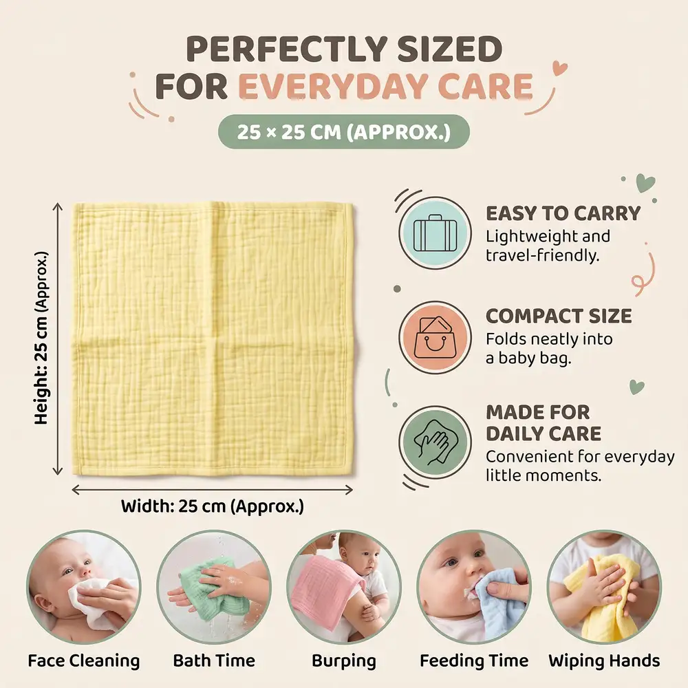 Muslin Face towel