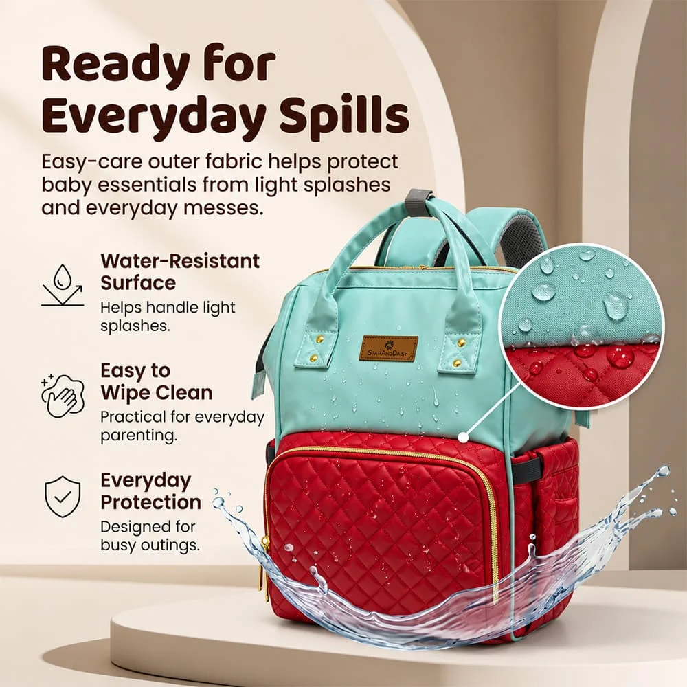 Nestiva Maternity Bag blue red