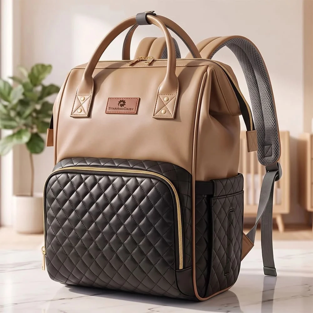 Nestiva Maternity Bag brown black