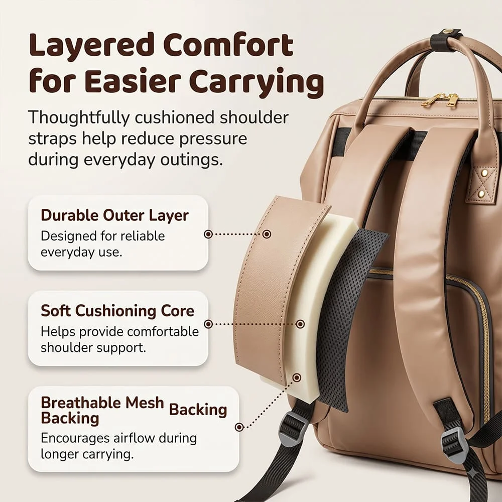 Nestiva Maternity Bag brown black