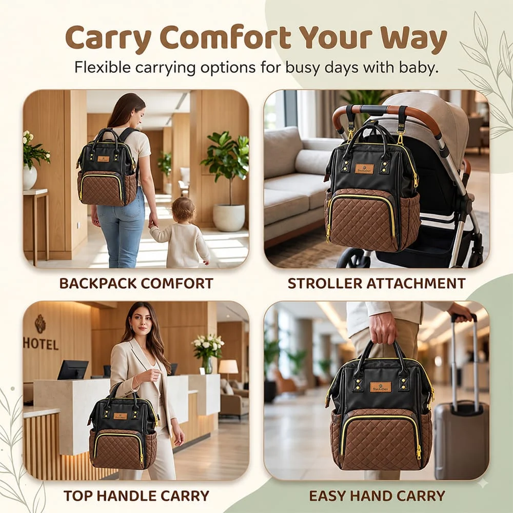 Nestiva Maternity Bag dark brown