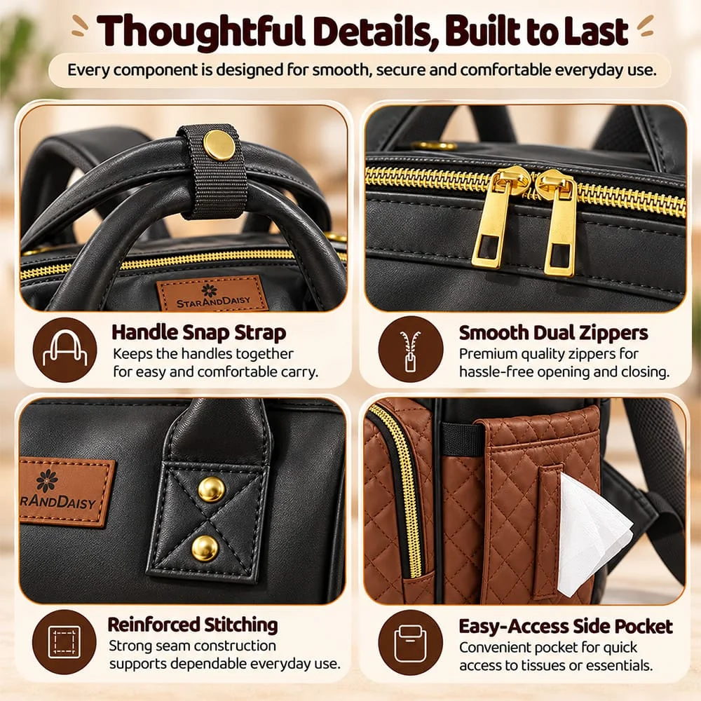 Nestiva Maternity Bag dark brown