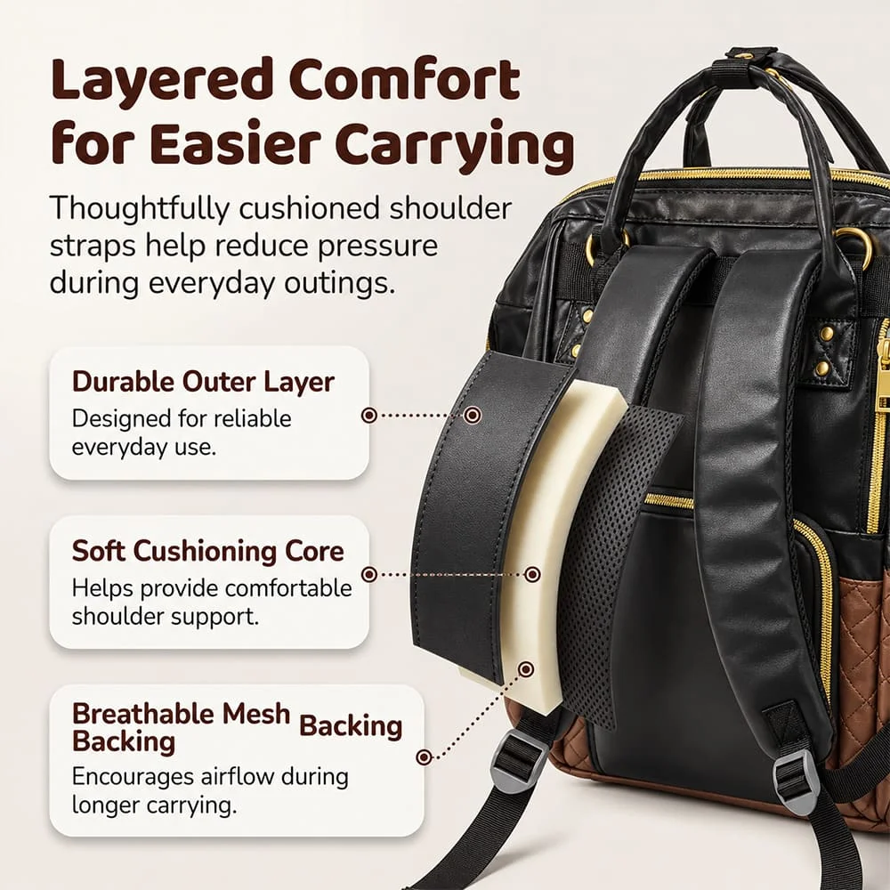 Nestiva Maternity Bag dark brown