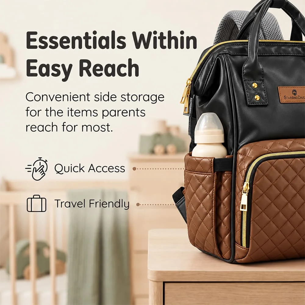 Nestiva Maternity Bag dark brown
