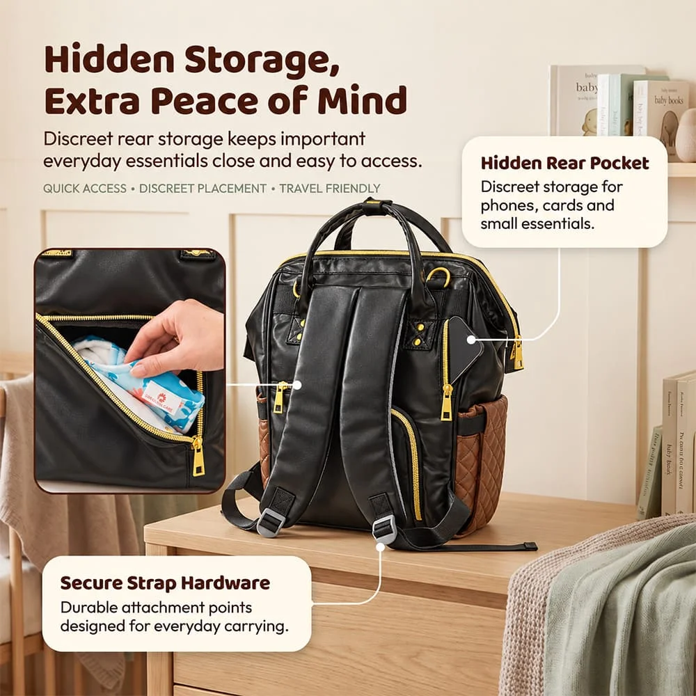 Nestiva Maternity Bag dark brown6