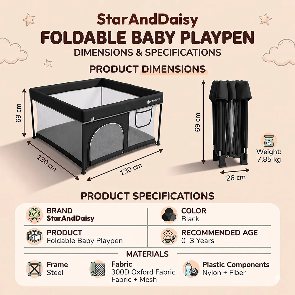 Playpen Foldable