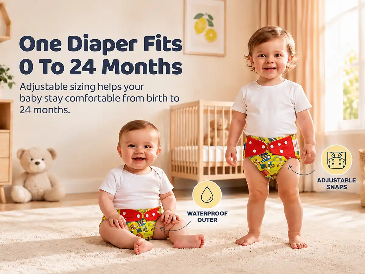 Reusable Baby Cloth Diaper