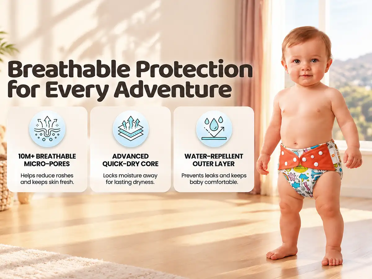 Reusable Baby Cloth Diaper