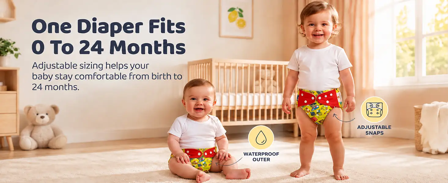 Reusable Baby Cloth Diaper