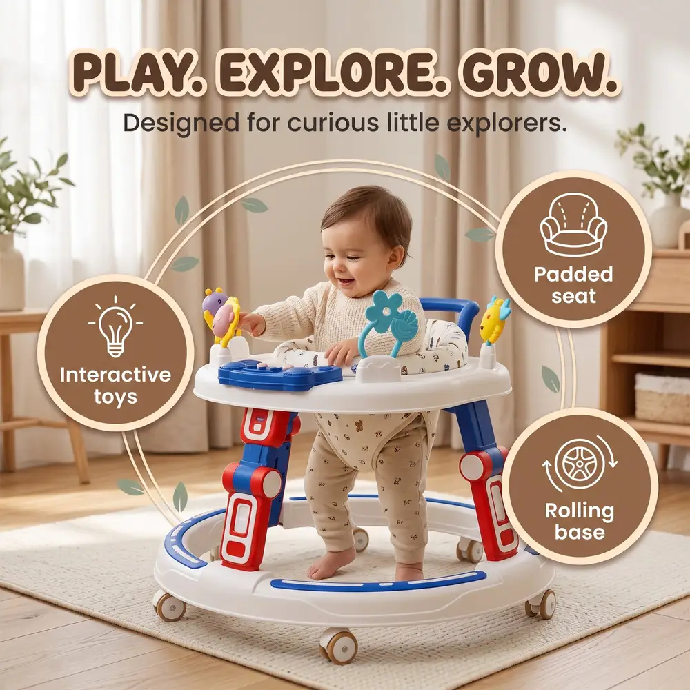 Smart Steps walker white