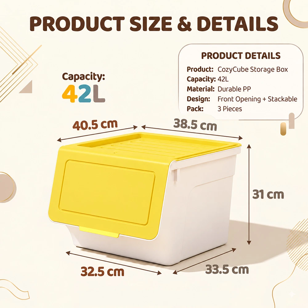 Storage Box yellow