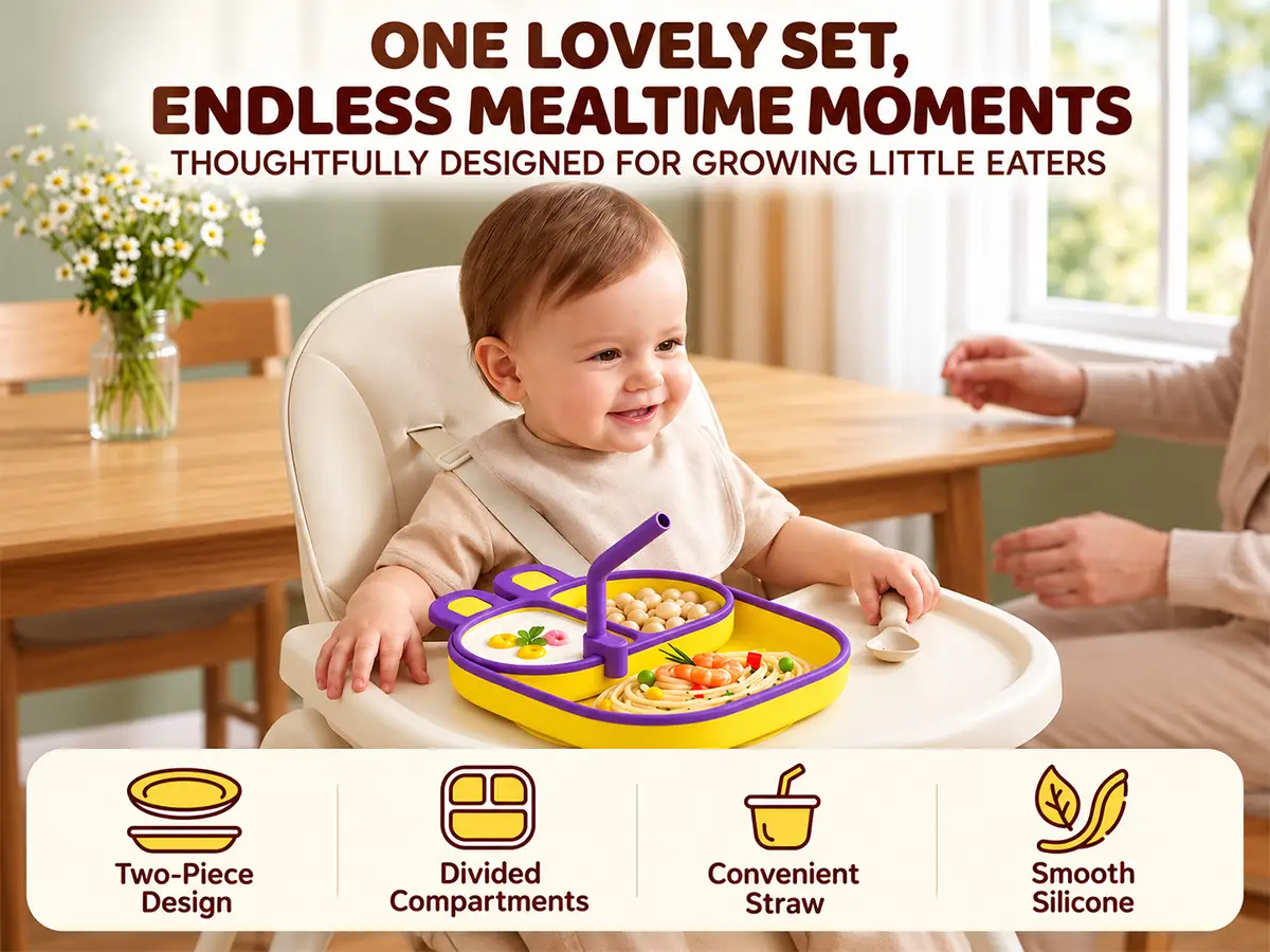 Ultra Grip Suction Plates for Babies