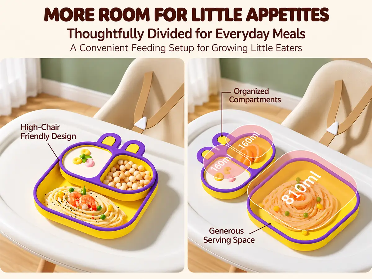 Ultra Grip Suction Plates for Babies