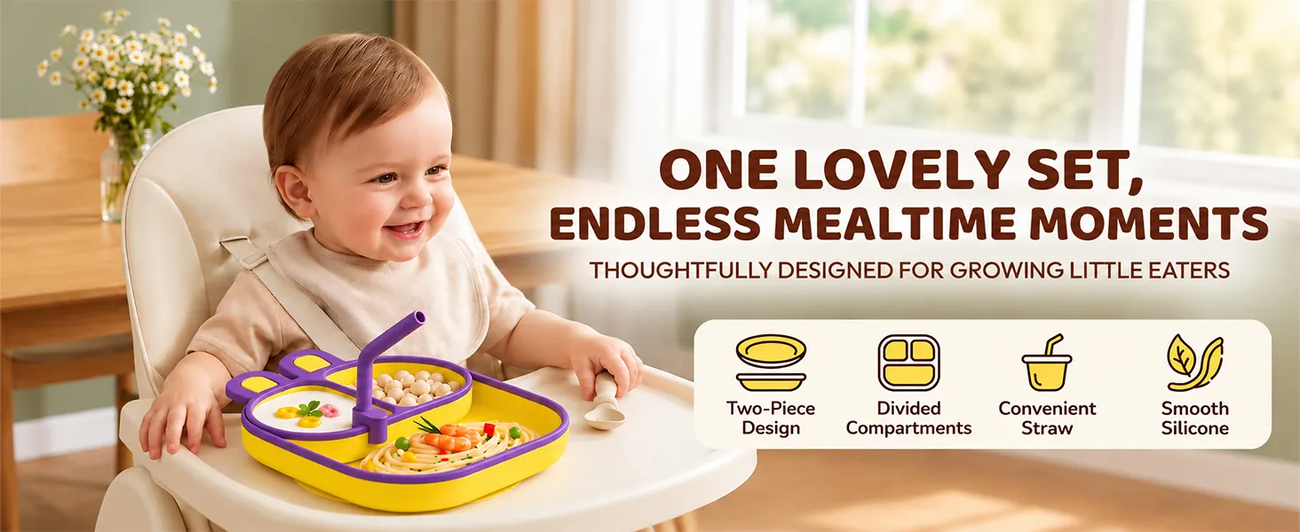 Ultra Grip Suction Plates for Babies