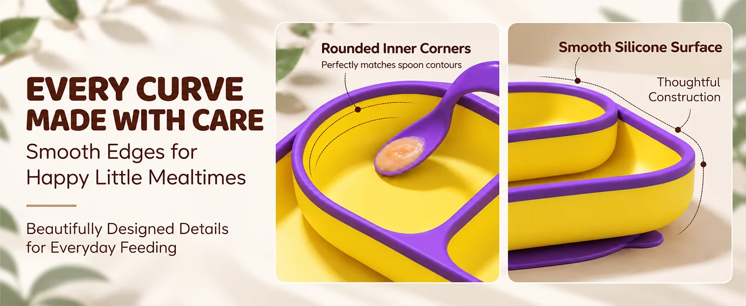 Ultra Grip Suction Plates for Babies