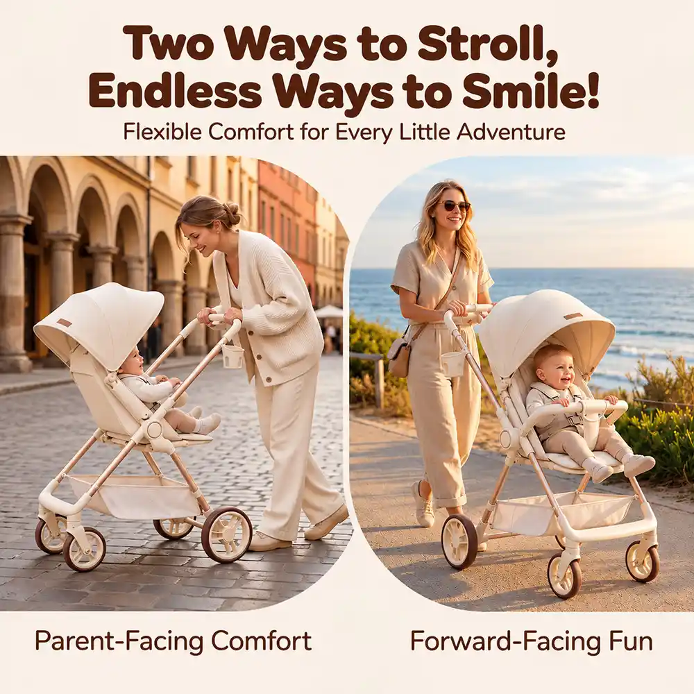 Urban Moon Stroller Aluminium Beige