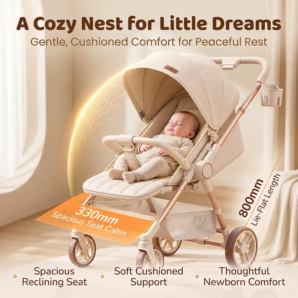 Urban Moon Stroller Aluminium Beige