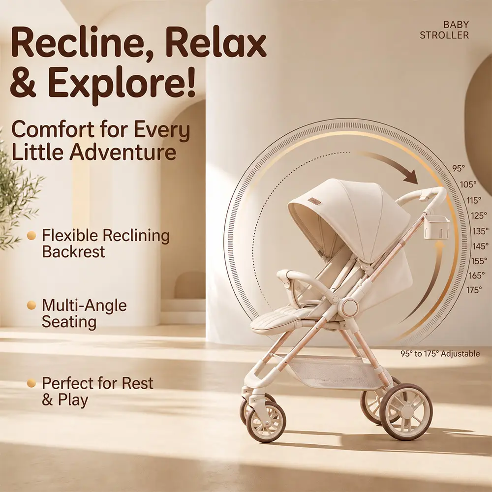 Urban Moon Stroller Aluminium Beige