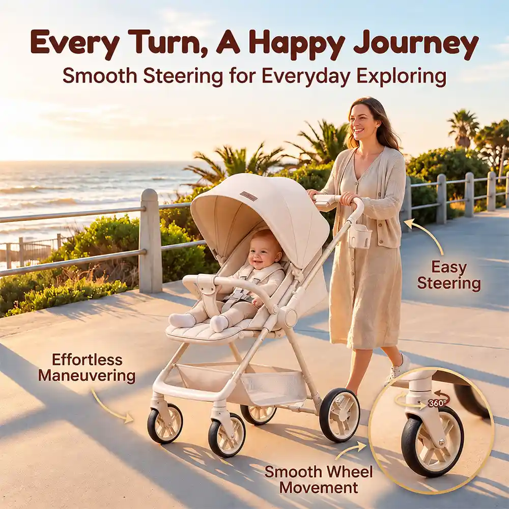 Urboon Moon stroller steel