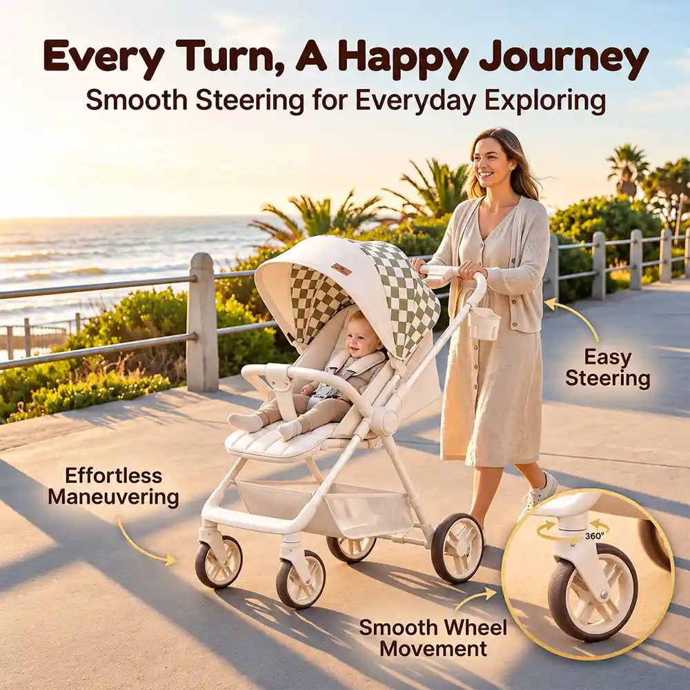 Urboon Moon stroller steel