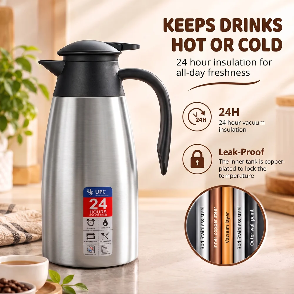 Vaccume insulated thrmos