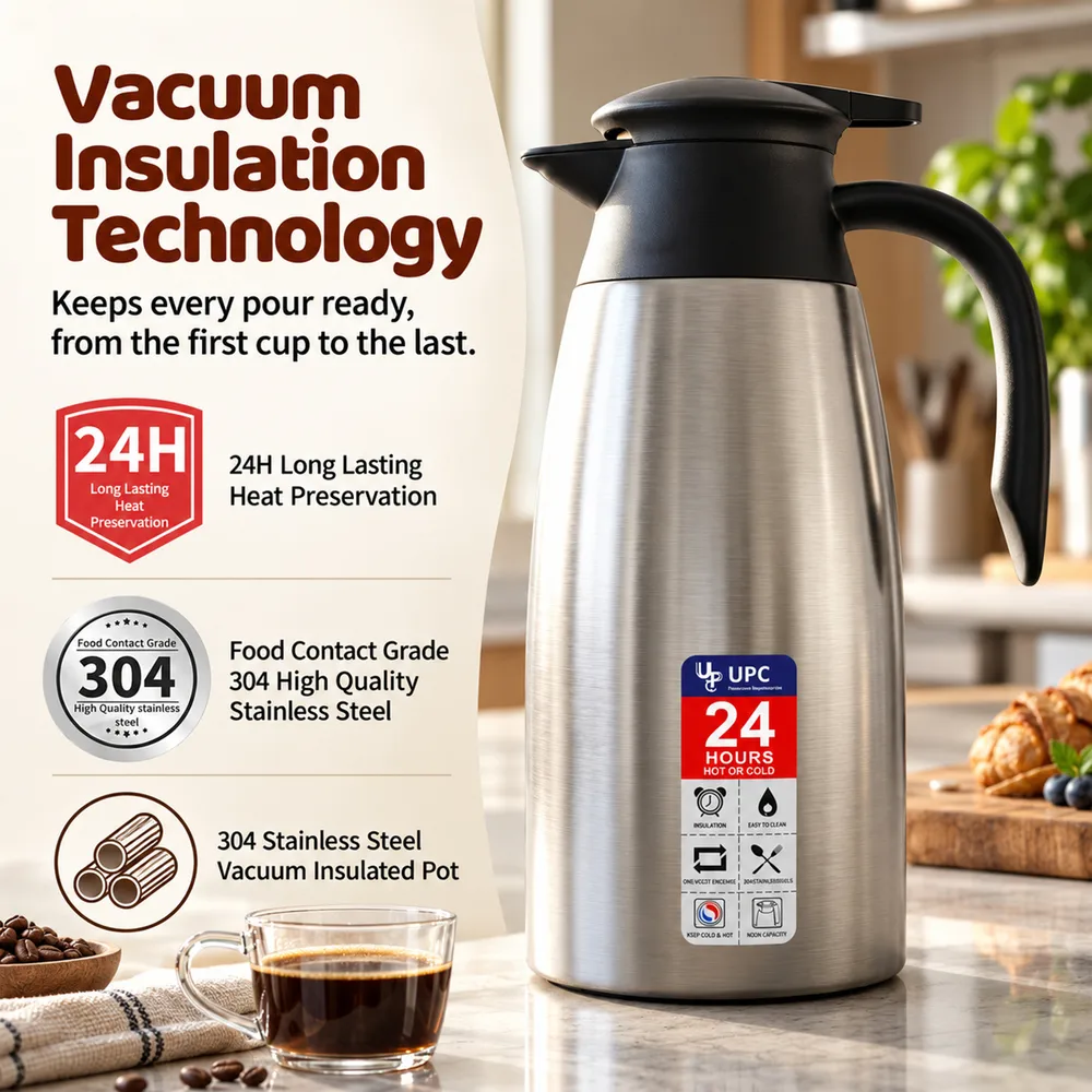 Vaccume insulated thrmos