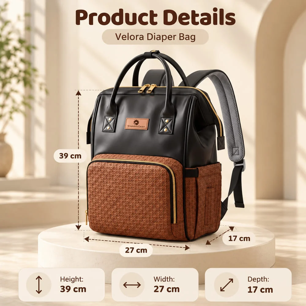 Velora diaper bag