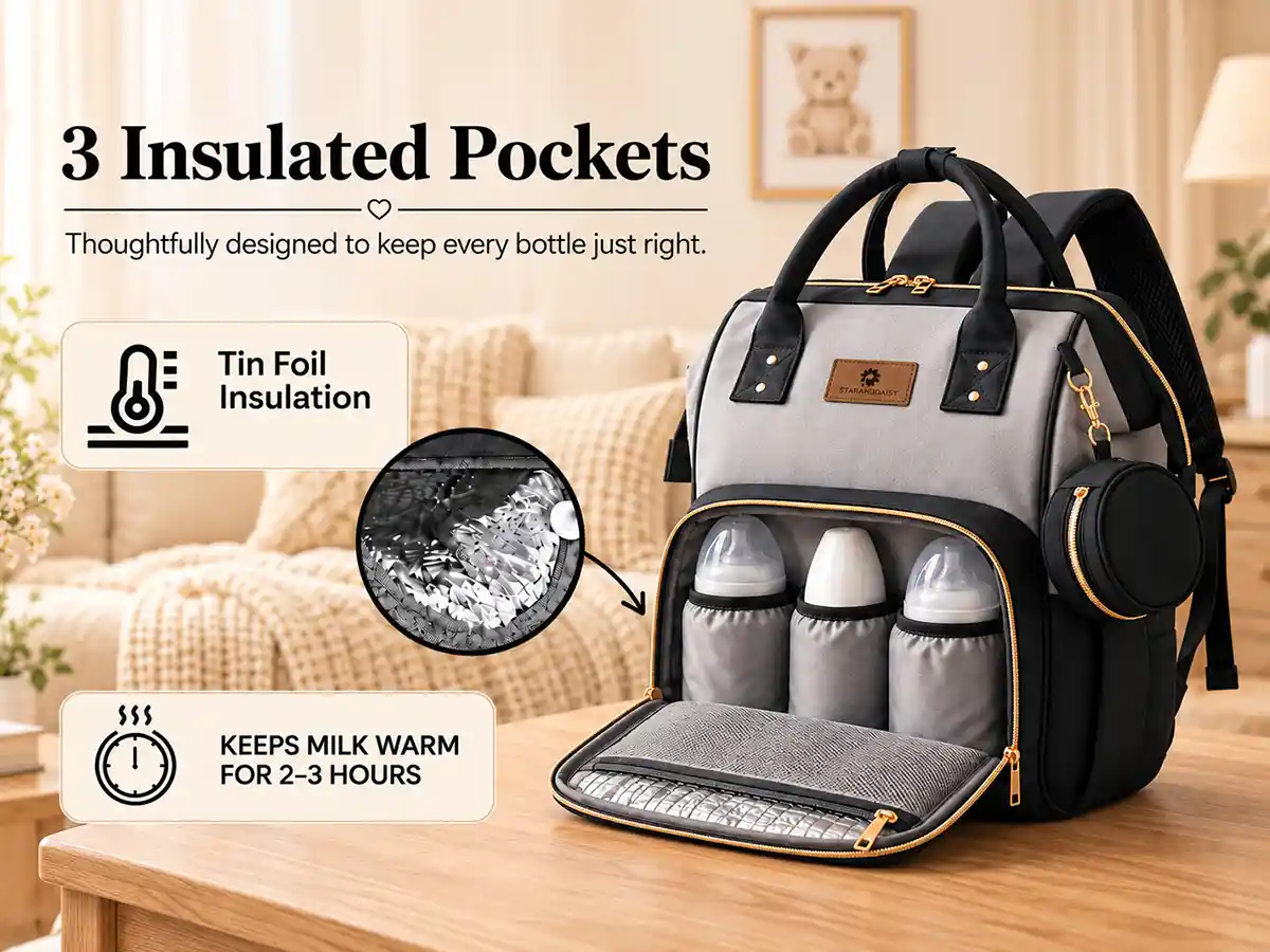 Spacious Diaper Backpack