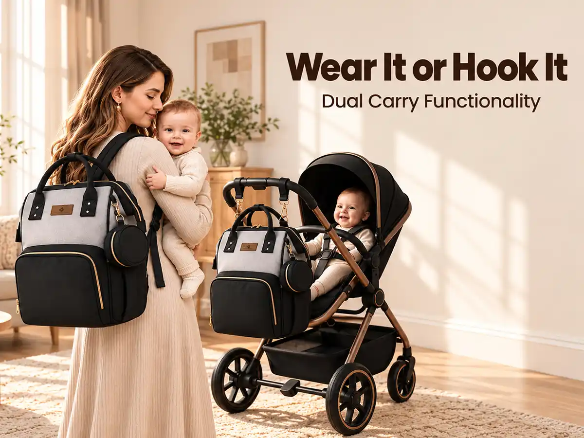 Spacious Diaper Backpack