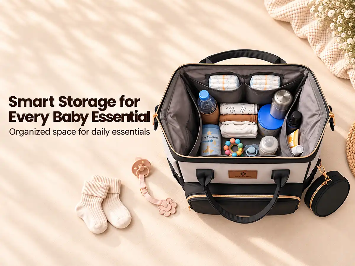 Spacious Diaper Backpack