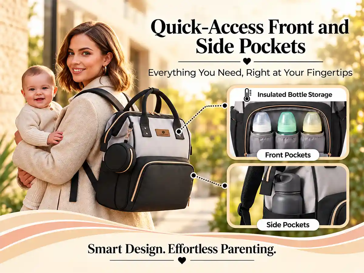 Spacious Diaper Backpack