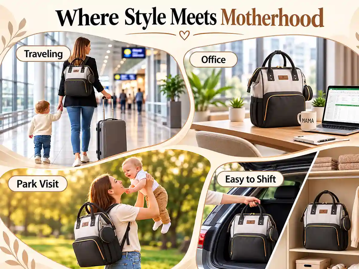 Spacious Diaper Backpack