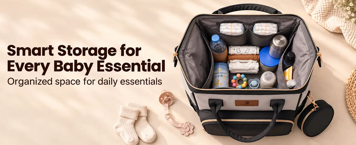 Spacious Diaper Backpack