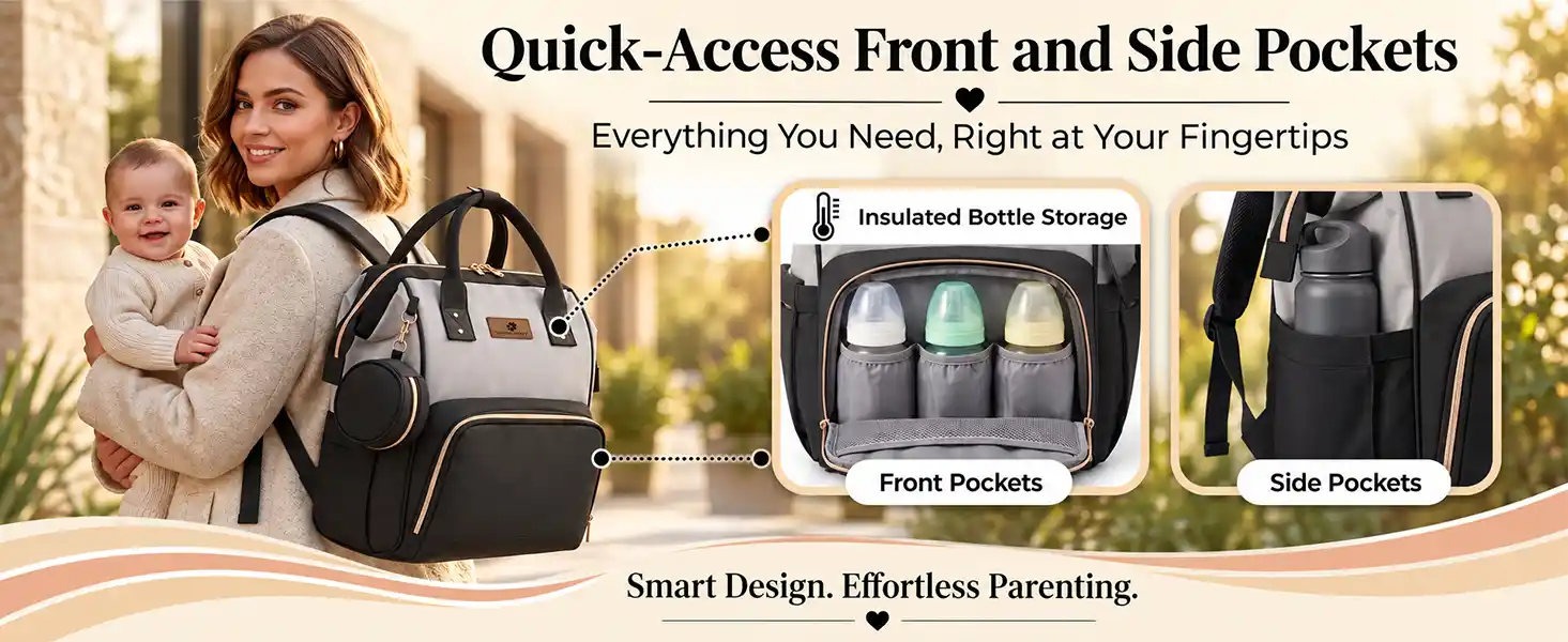 Spacious Diaper Backpack