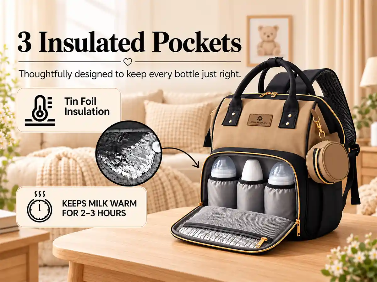 Spacious Diaper Backpack