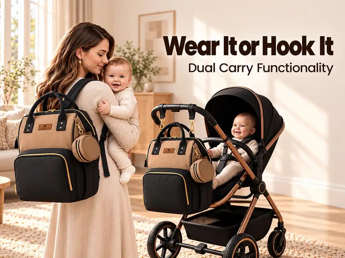 Spacious Diaper Backpack