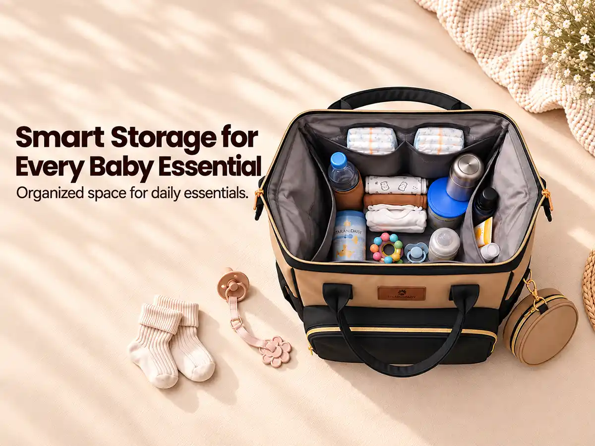 Spacious Diaper Backpack