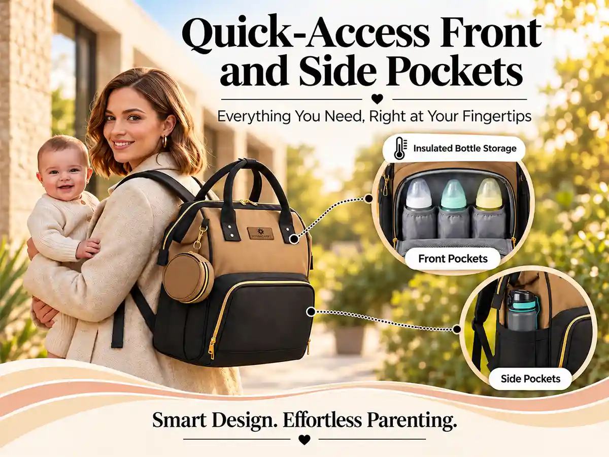 Spacious Diaper Backpack