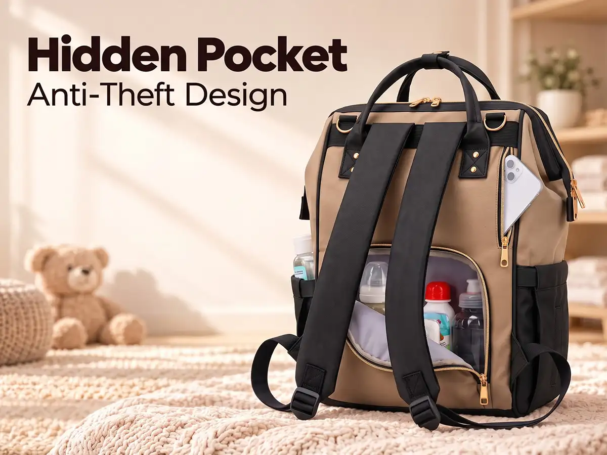 Spacious Diaper Backpack