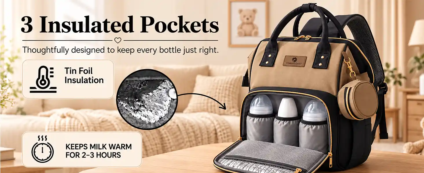 Spacious Diaper Backpack