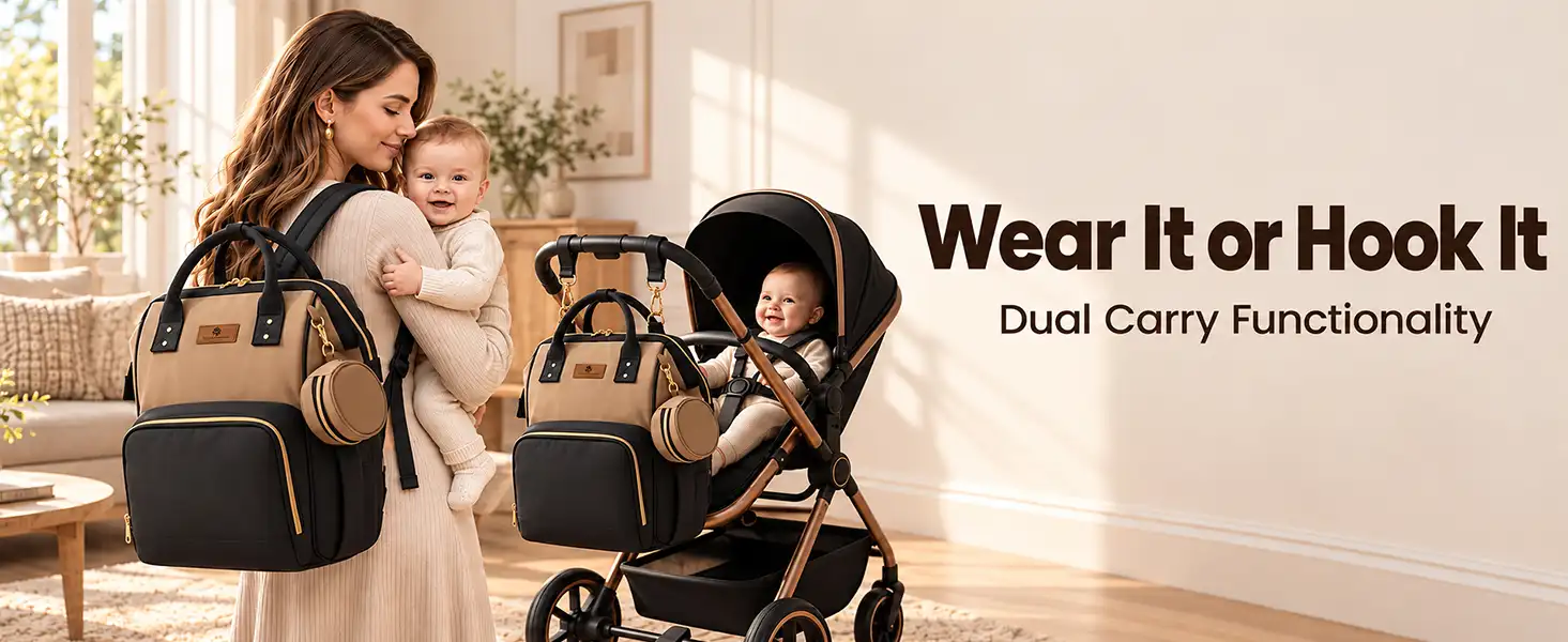 Spacious Diaper Backpack