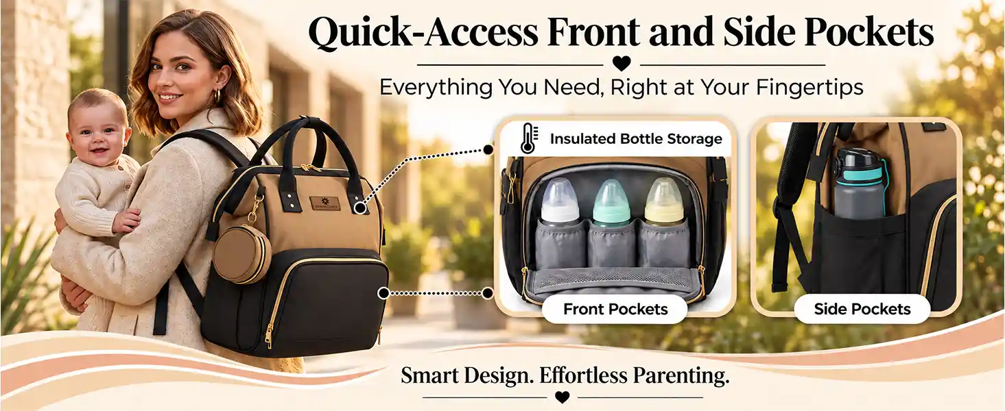 Spacious Diaper Backpack