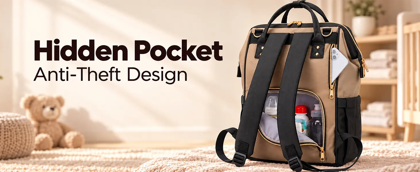 Spacious Diaper Backpack