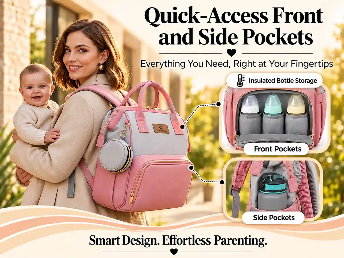 Spacious Diaper Backpack
