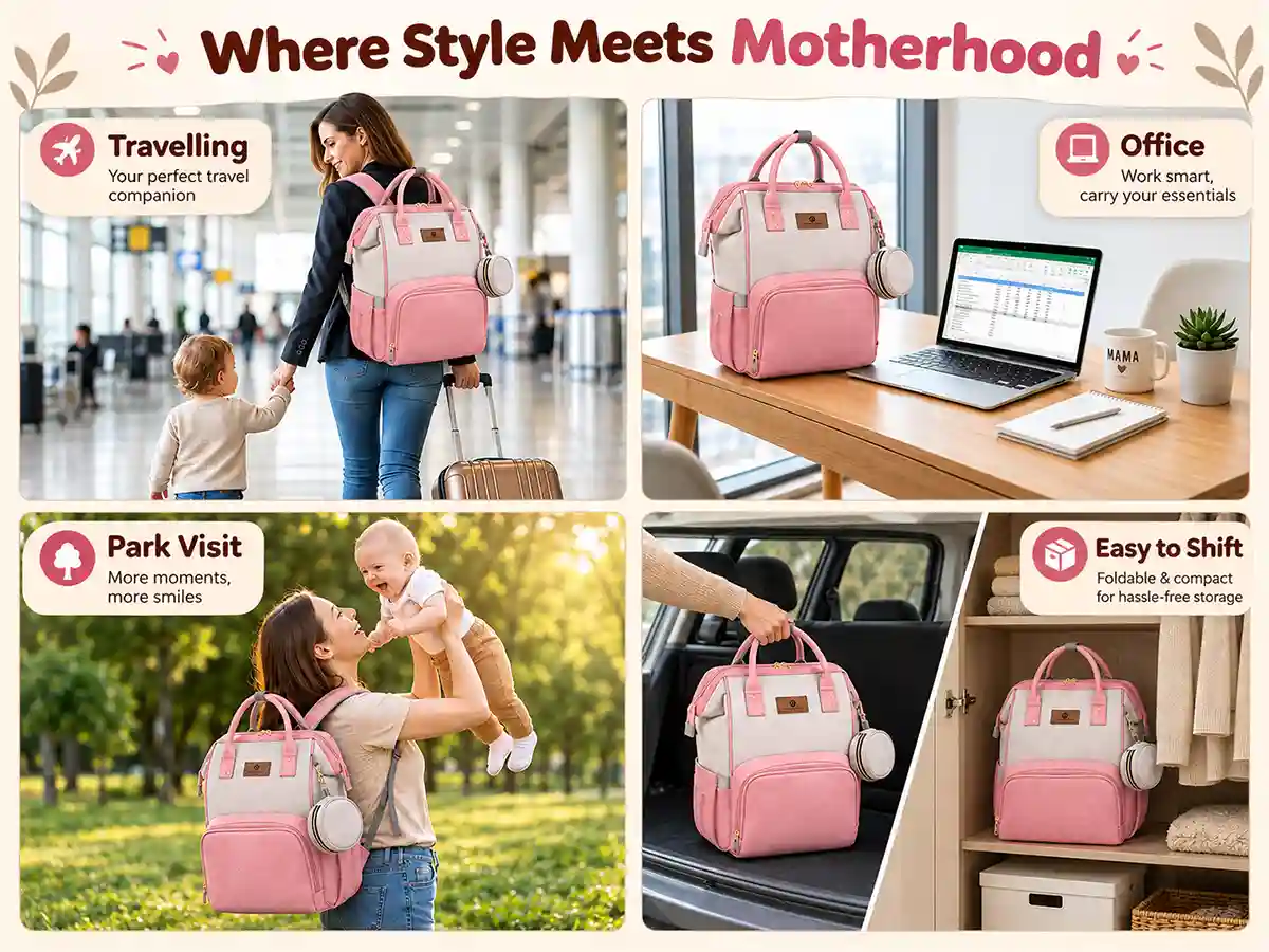 Spacious Diaper Backpack