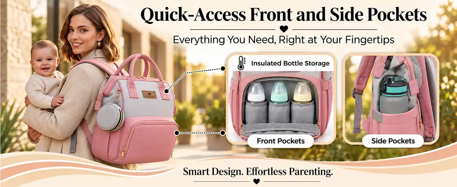Spacious Diaper Backpack