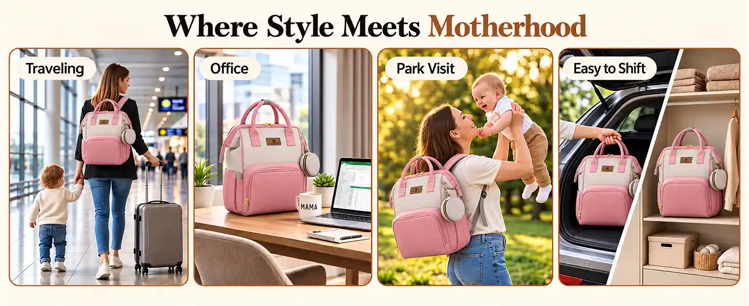 Spacious Diaper Backpack
