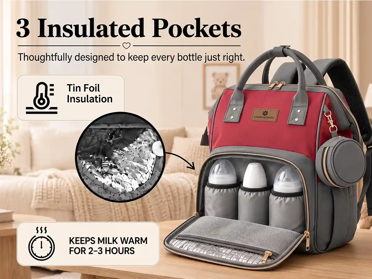 Spacious Diaper Backpack