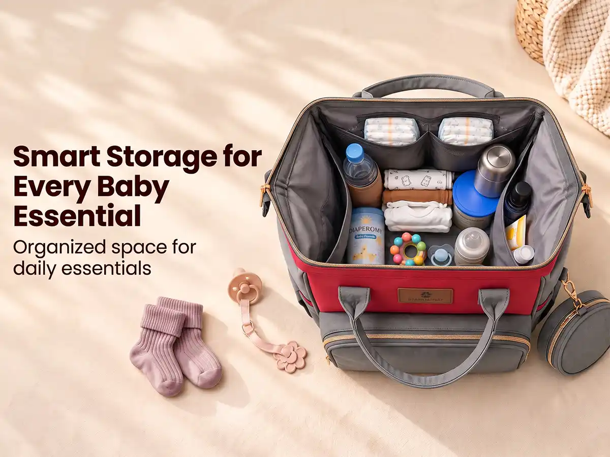Spacious Diaper Backpack